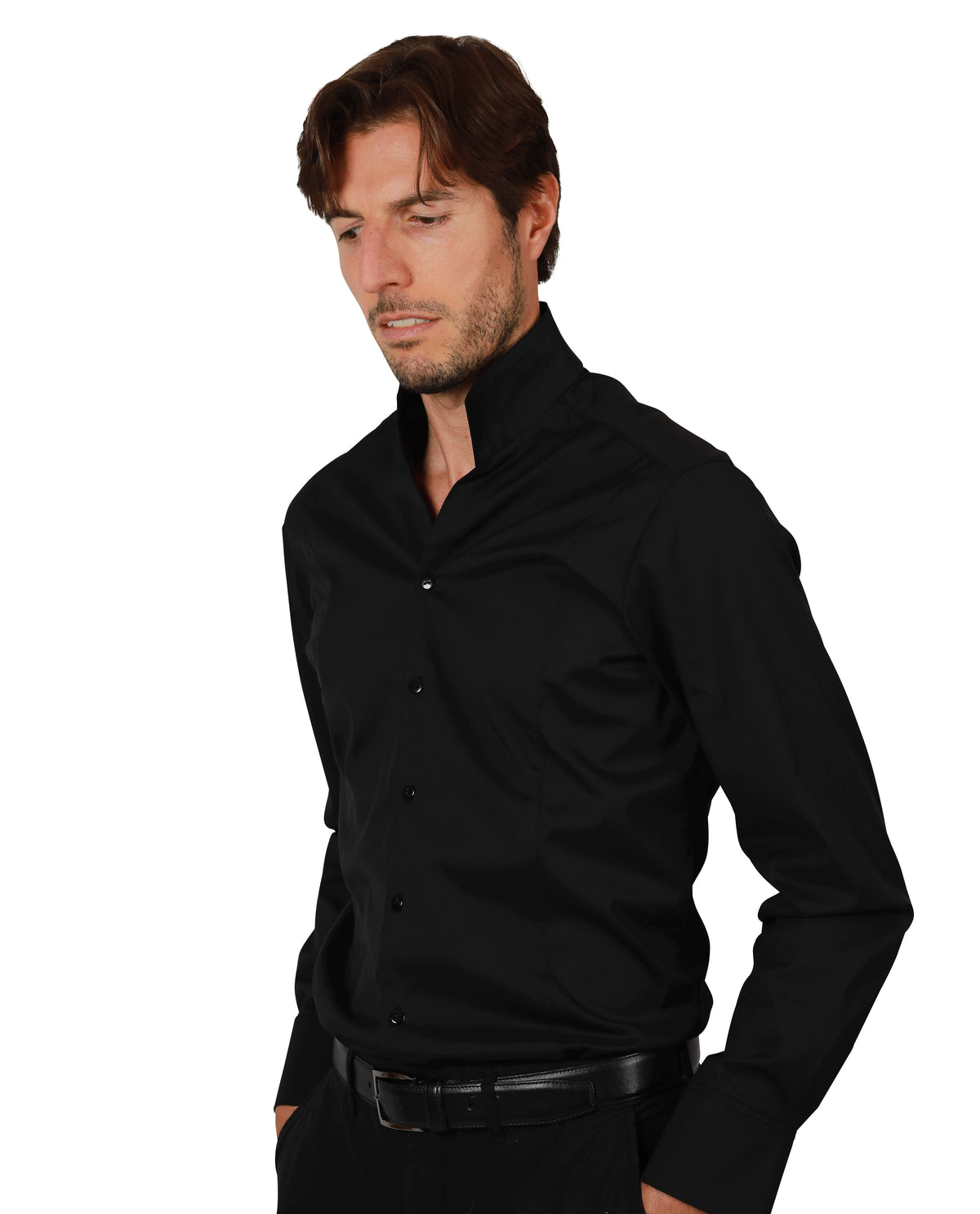 AugenWaide Herrenhemd Coal Black