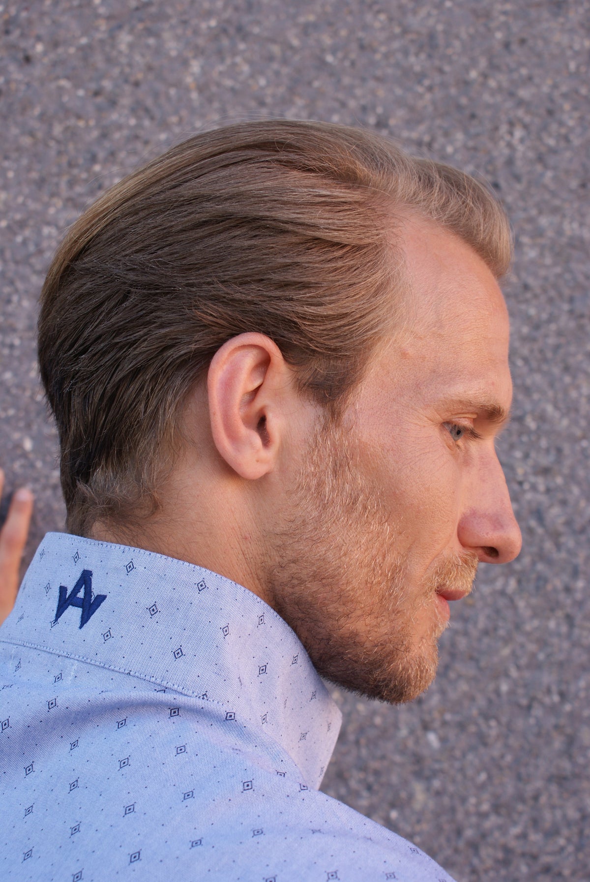 AugenWaide Herrenhemd Domino Blue