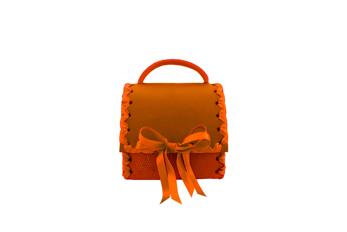 AugenWaide Zuggaschneggal Orange Leder